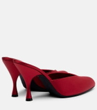 Herbert Levine Sitting Pretty satin mules