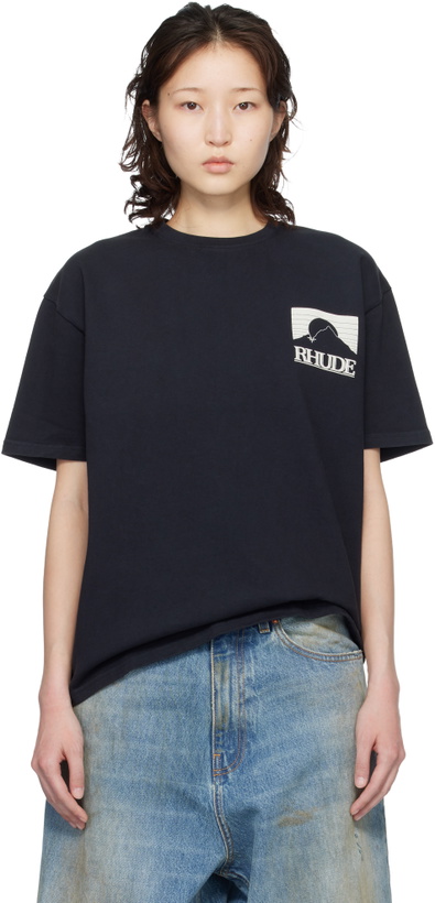 Photo: Rhude Black Moonlight Pack T-shirt