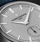 Vacheron Constantin - Traditionnelle Excellence Platine Hand-Wound 38mm Platinum and Alligator Watch, Ref. No. 82172/000P-B527 - White
