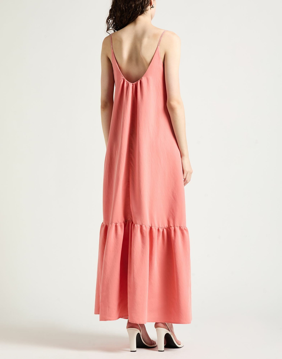 Peserico Womens Maxi dress in Salmon pink
