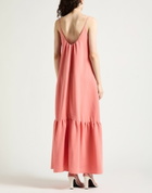 Peserico Womens Maxi dress in Salmon pink