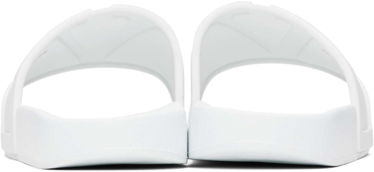 Valentino Garavani White Coolside Pool Slides