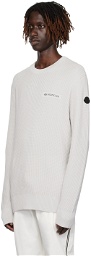 Moncler Off-White Bonded Sweater