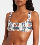 Montce Zoe floral bikini top