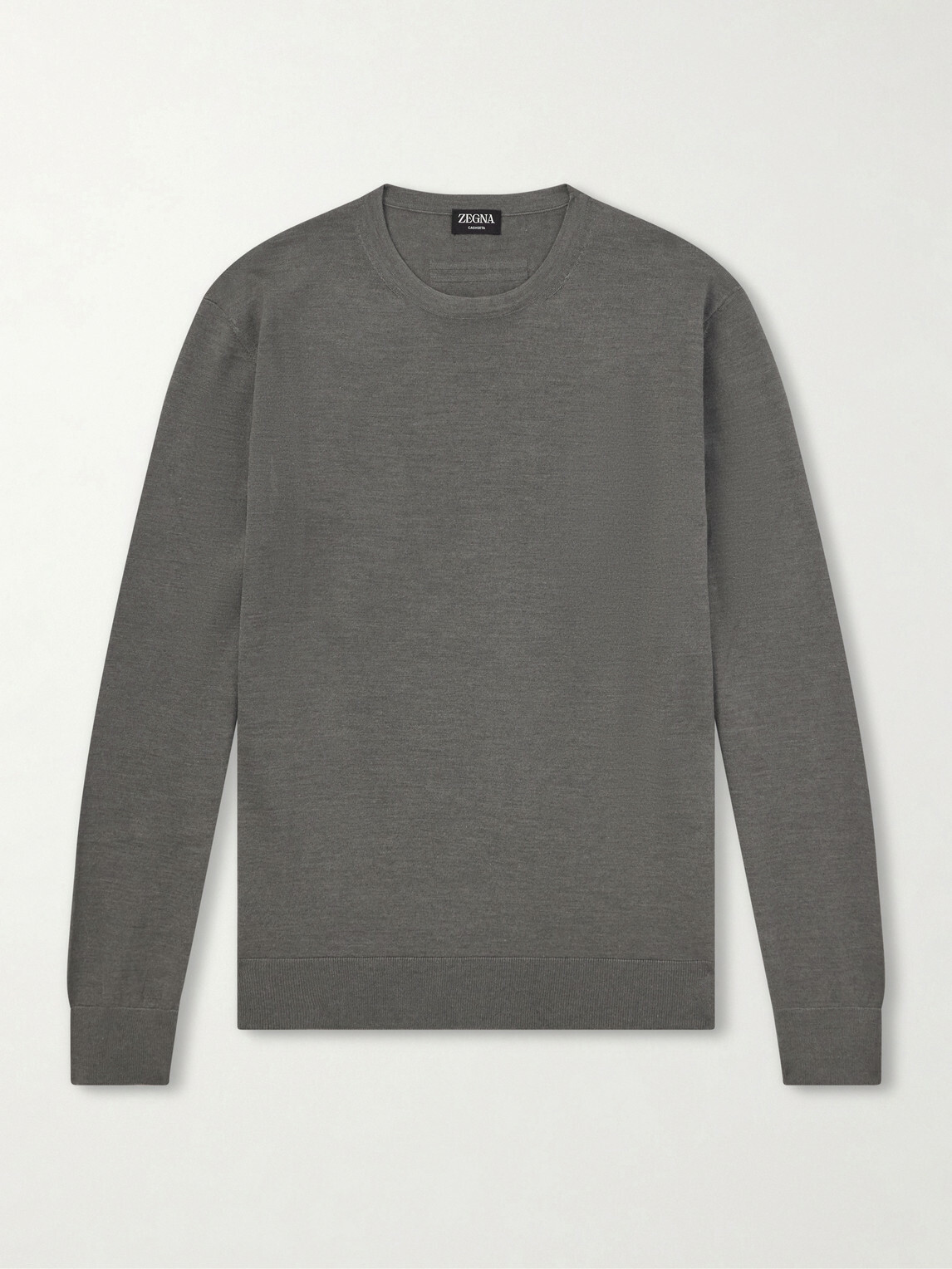 Zegna - Cashmere and Silk-Blend Sweater - Brown