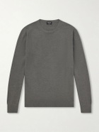 Zegna - Cashmere and Silk-Blend Sweater - Brown