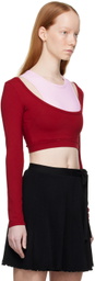 Live the Process Red & Pink Taurus Sport Top