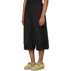 Craig Green Black Layered Track Shorts