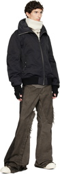 Rick Owens Black Tower Fingerless Gloves