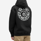 Good Morning Tapes Men's Spiral Logo Hoodie in Black