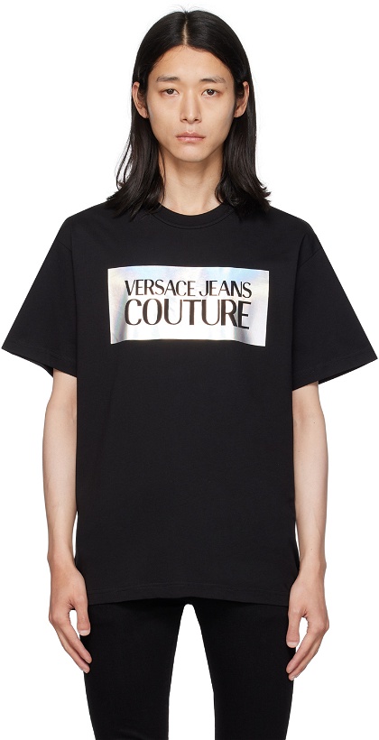 Photo: Versace Jeans Couture Black Printed T-Shirt