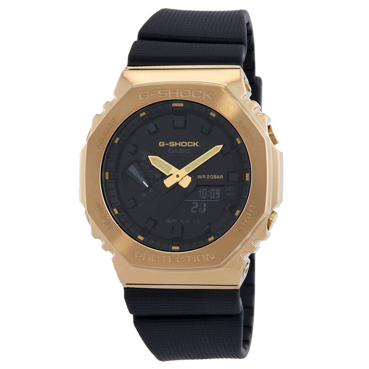 Photo: Casio G-Shock Alarm World Time Quartz Analog-Digital Black Dial Mens Watch GM2100G-1A9