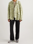 Auralee - Camouflage-Print Cotton-Gabardine Blouson Jacket - Green