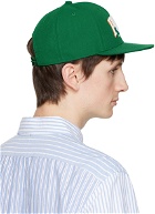 Polo Ralph Lauren Green Embroidered Flat Cap