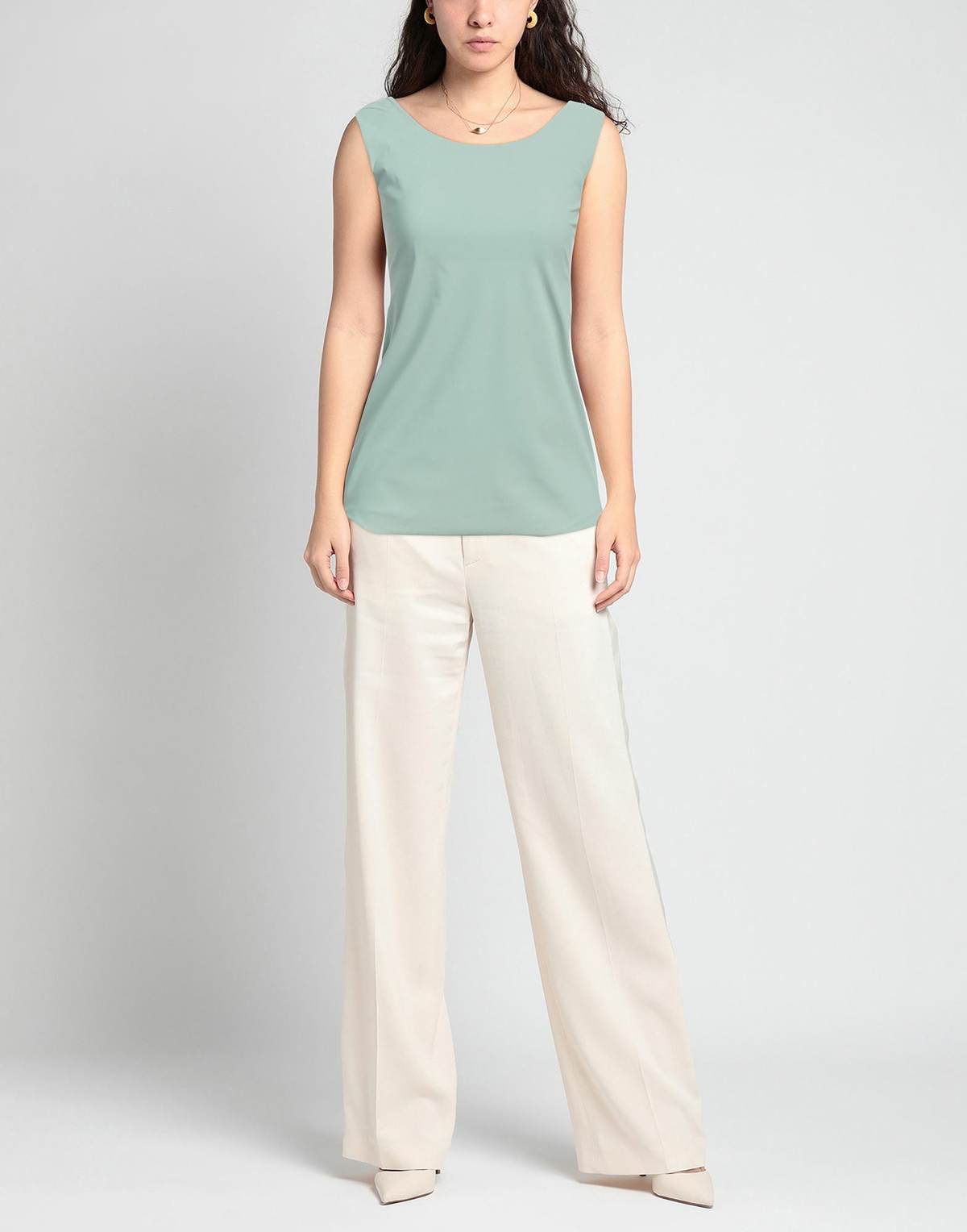 Chiara Boni La Petite Robe Womens Top in Sage green