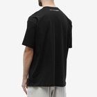 Comme des Garçons SHIRT Men's Oversized Back Neck Logo Tee in Black