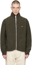Drake's Khaki Zip Jacket