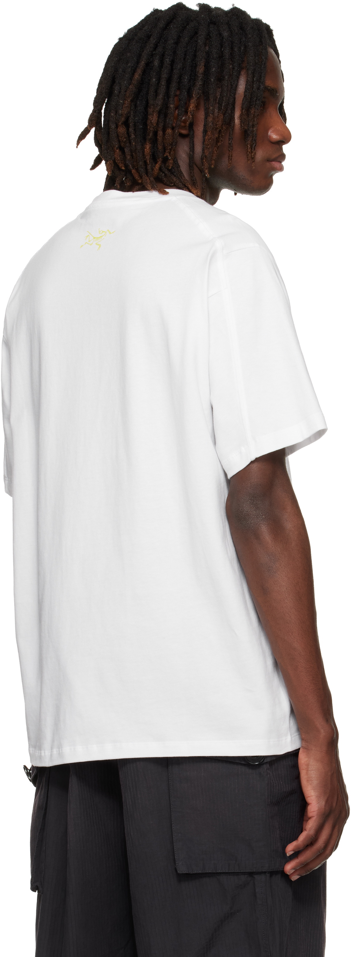 Arc'teryx White Kragg Cotton Lithographica S/S T-shirt
