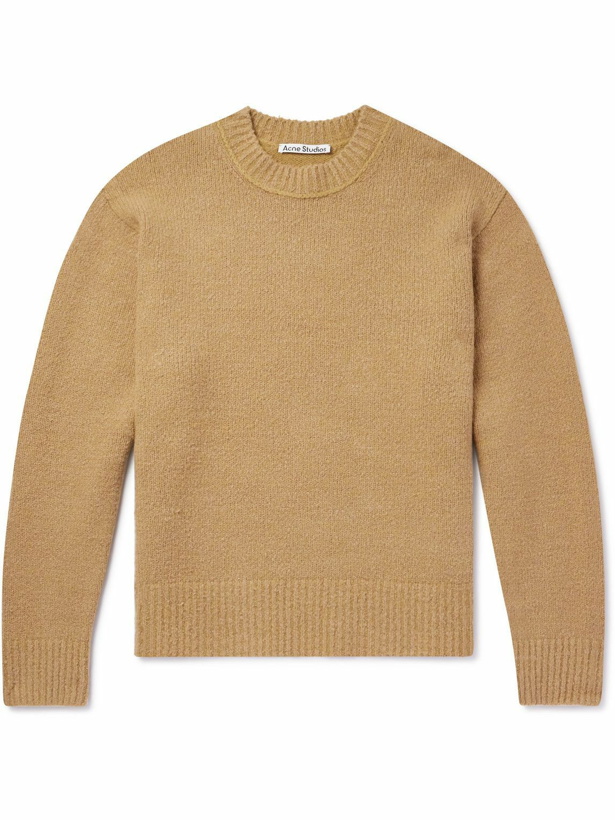 Photo: Acne Studios - Kivon Knitted Sweater - Brown