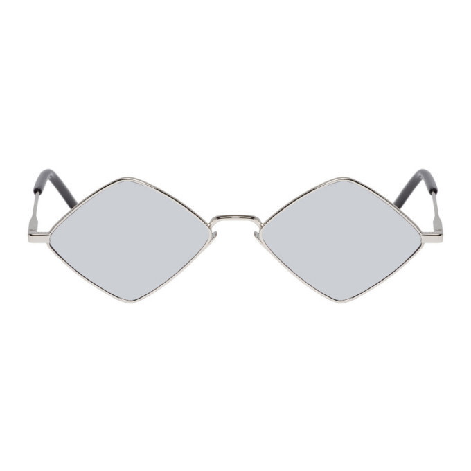 Photo: Saint Laurent Silver Diamond SL 302 Sunglasses