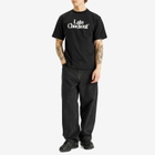 Late Checkout Men's Logo T-Shirt in Black