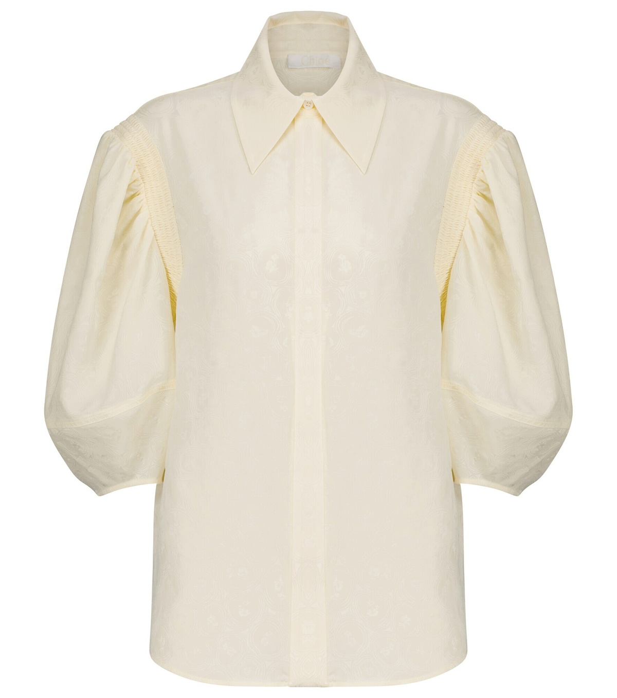 Chloe Silk Blue Clouds Shirt