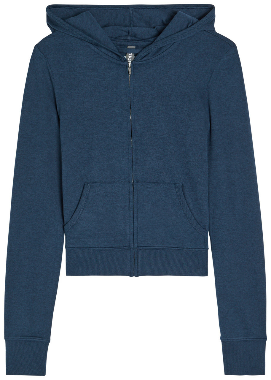 Vuori Halo Mini Hooded Jersey Sweatshirt Navy