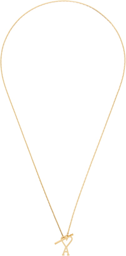 Photo: AMI Paris Gold Ami De Coeur Chain Necklace