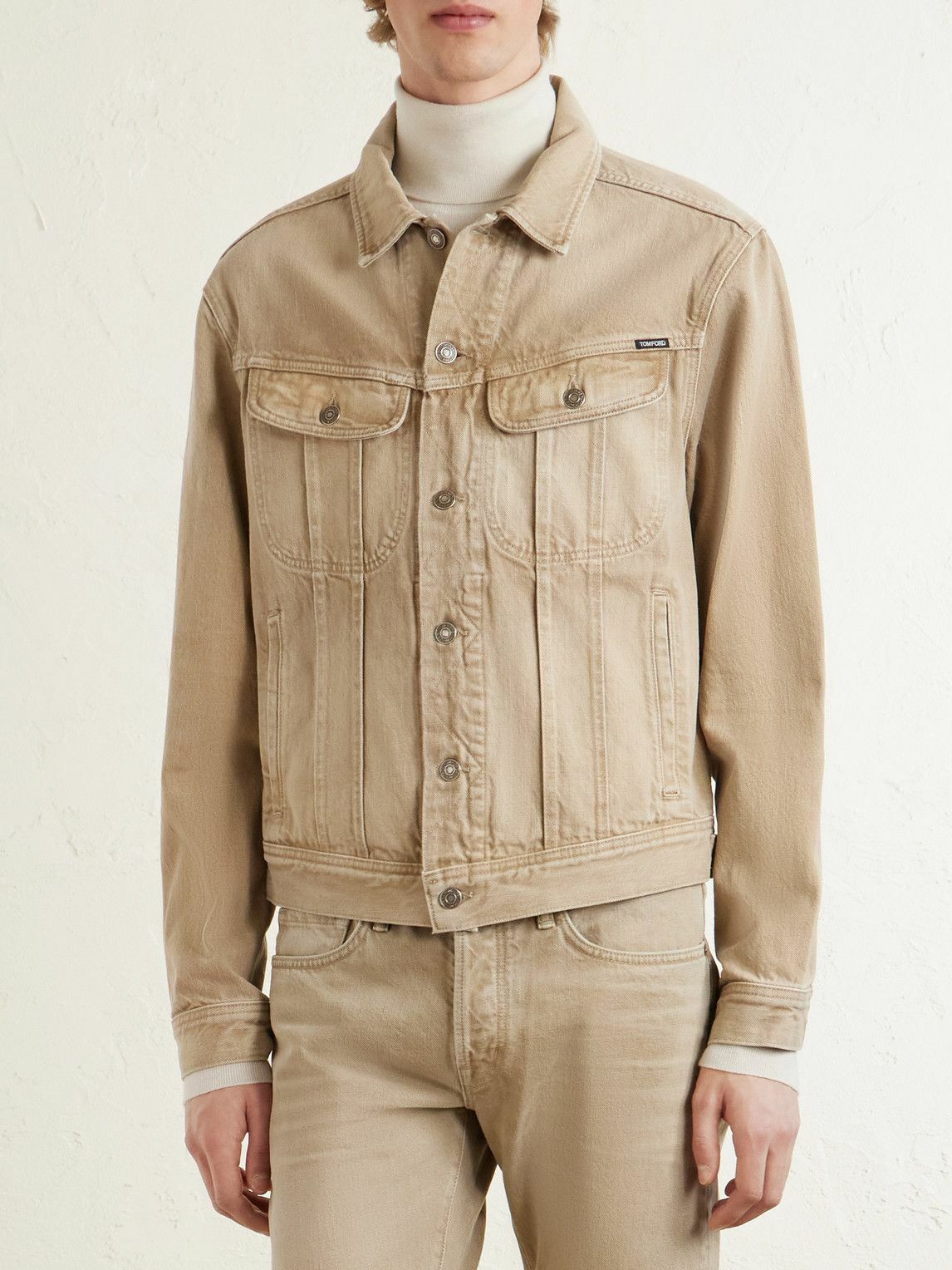 TOM FORD - Denim Jacket - Neutrals
