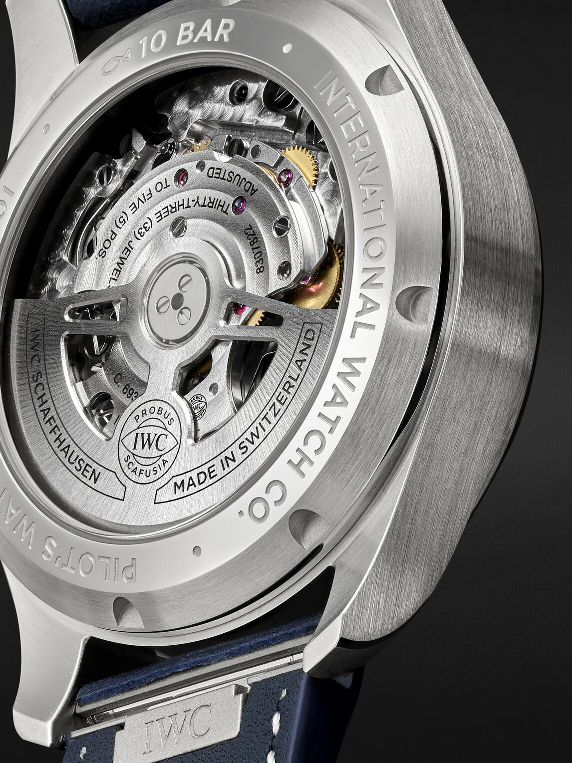 IWC Schaffhausen - Pilot's Automatic Chronograph 41mm Stainless Steel and Leather Watch, Ref. No. IW388101