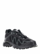 Salomon xt-whisper Black Sneakers With Printed Logo On The Side And Drawstring Closure In Fabric Unisex