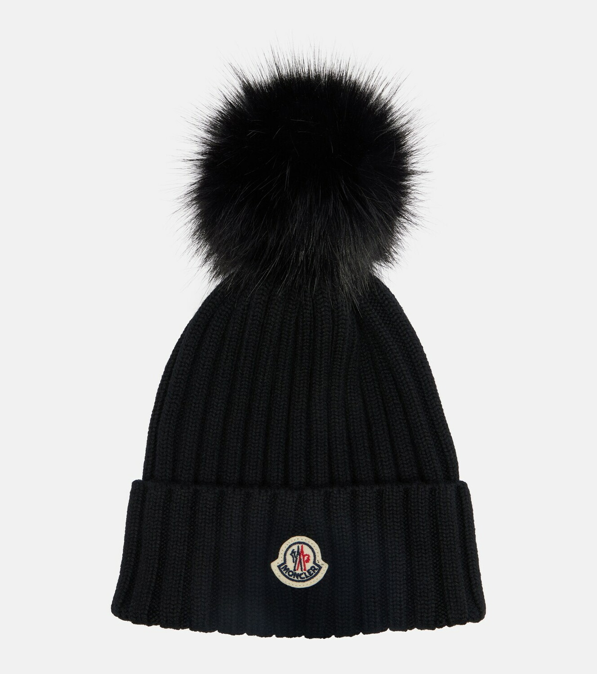 Moncler Ribbed-knit virgin wool beanie