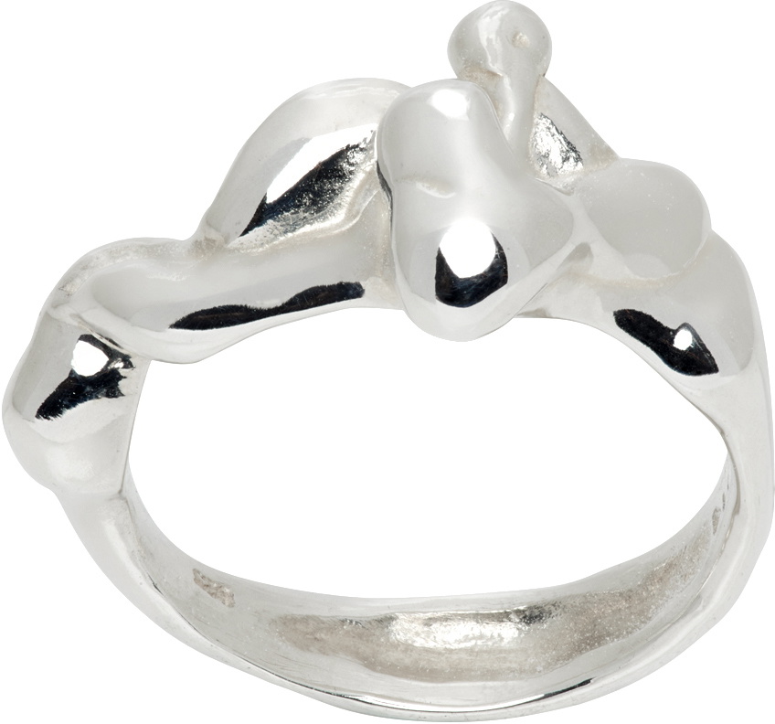 FARIS Silver Lava Ring