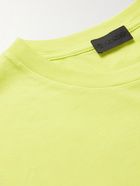 Moncler - Logo-Print Colour-Block Cotton-Jersey T-Shirt - Yellow