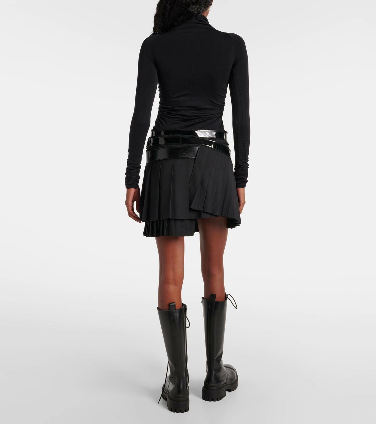 ミニスカート JUNYA WATANABE Women Skirts JOS009051 1 BLACK 325765-43149-JUNYA-WATANABE-