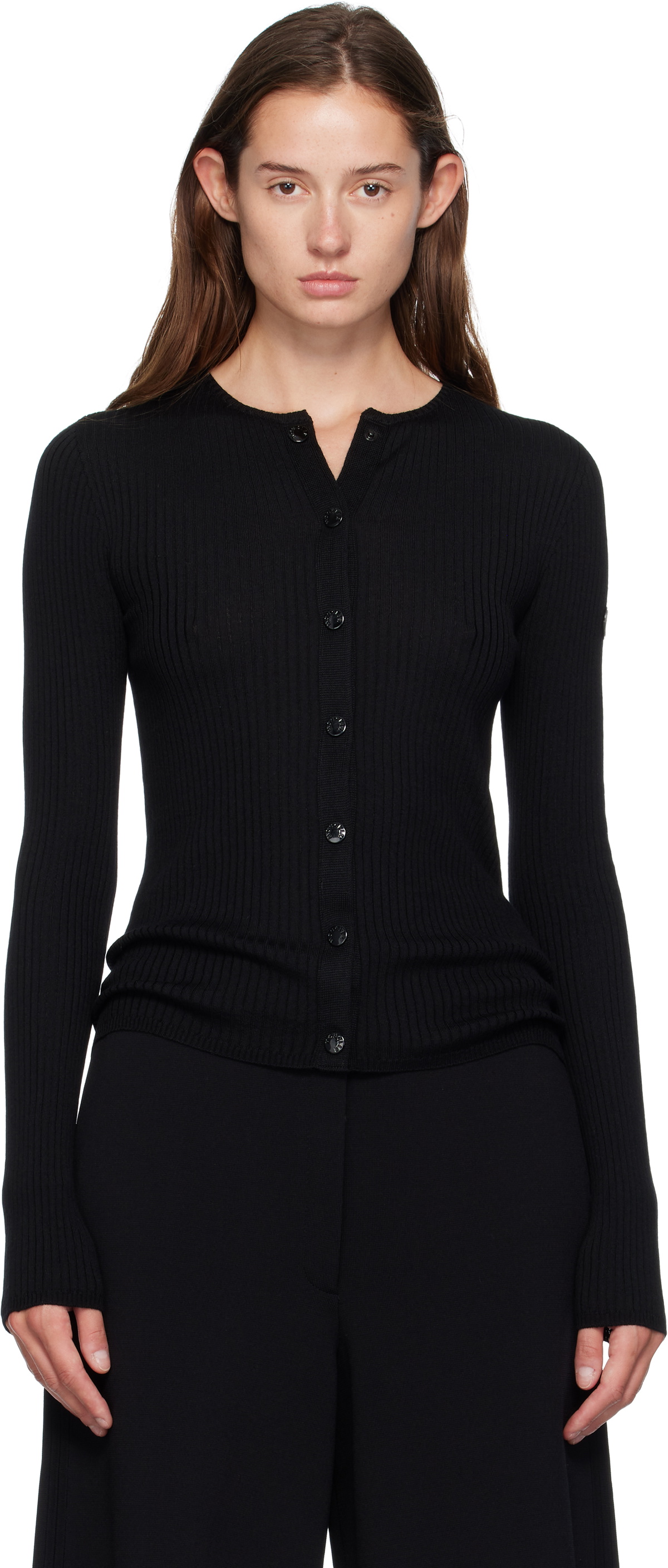 Moncler Genius Moncler x EE72 Black Wool Cardigan