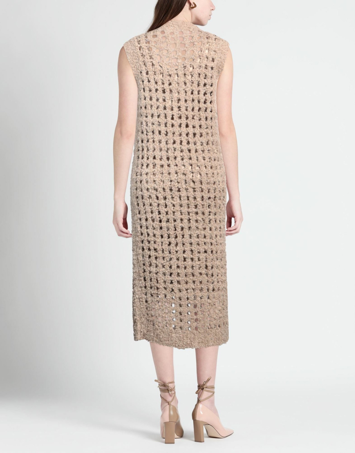 Peserico Womens Midi dress Sand
