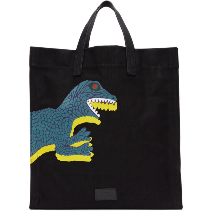 Photo: PS by Paul Smith Black Large Dino Tote