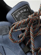 Diemme - Grappa Suede and Rubber-Trimmed Mesh Boots - Blue