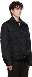 Versace Black 'La Greca' Jacket