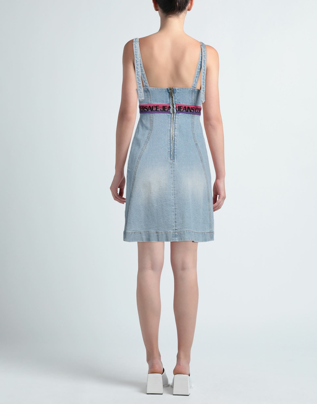 Versace Jeans Couture Womens Mini dress in Blue