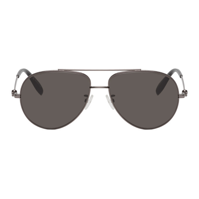 Alexander mcqueen sunglasses skull aviators on sale