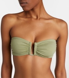 Eres Show gathered bandeau bikini top