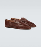 Auralee Leather Derby shoes
