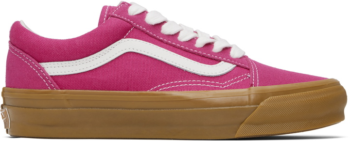 Photo: Vans Pink Premium Old Skool Gum Sneakers