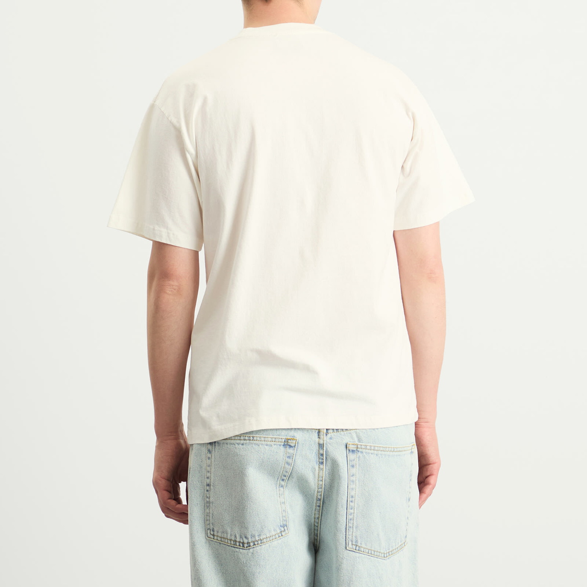 Aries Men's Faded The Destroyer T-Shirt in Off White