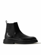 VINNY's - Officer Glossed-Leather Chelsea Boots - Black