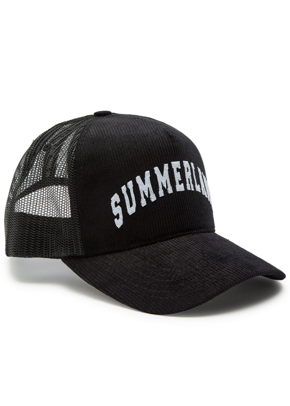 Photo: Nahmias Summerland Corduroy and Mesh cap - Black - One Size