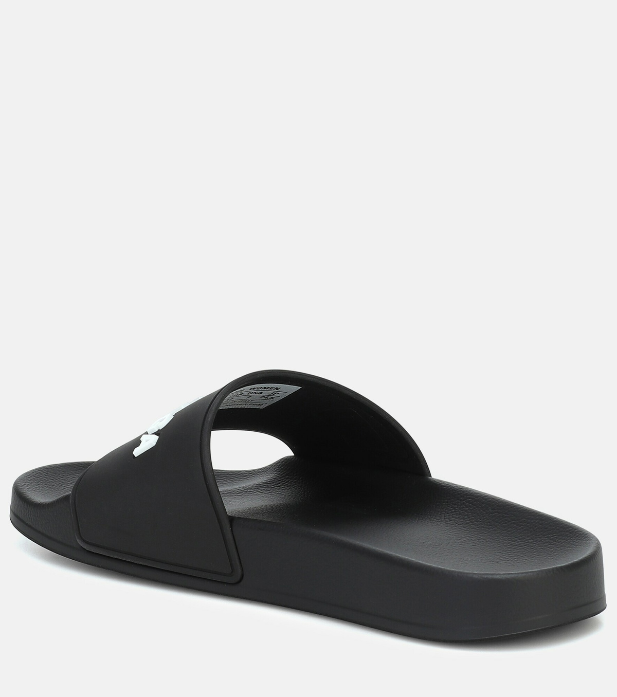 靴 balenaciaga Logo Rubber Slides Balenciaga Logo rubber slides for Women - Black in USA