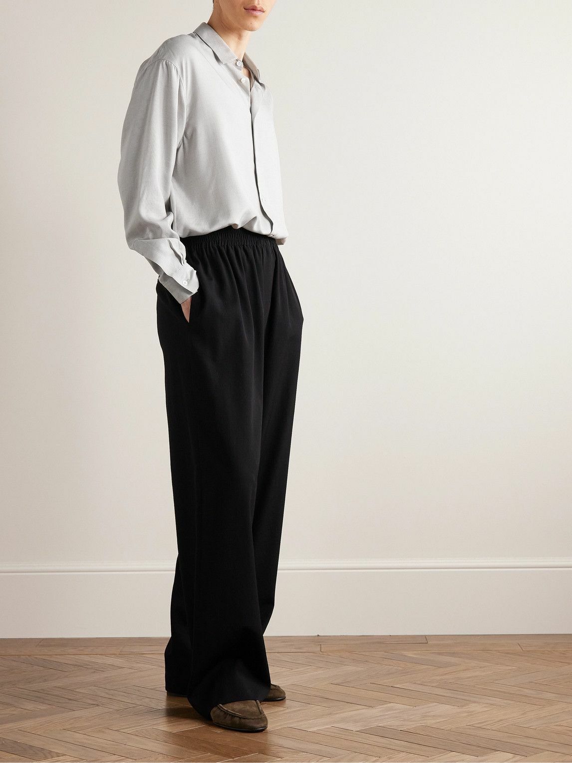The Row - Giorgio Silk Shirt - Neutrals The Row